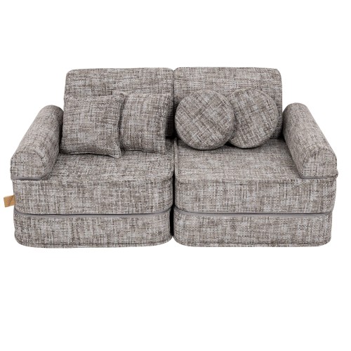 Tangle Pocket Plus Kids Sofa, Moon Grey