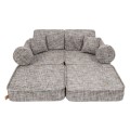 Tangle Pocket Plus Kids Sofa, Moon Grey