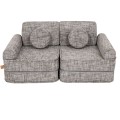 Tangle Pocket Plus Kids Sofa, Moon Grey