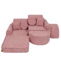 Tangle Pocket Max Kids Sofa, Bubblegum Pink
