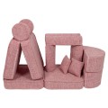 Tangle Pocket Max Kids Sofa, Bubblegum Pink