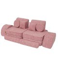Tangle Pocket Max Kids Sofa, Bubblegum Pink