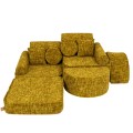 Tangle Pocket Max Kids Sofa, Honey Mustard