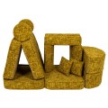 Tangle Pocket Max Kids Sofa, Honey Mustard