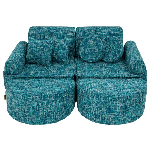 Tangle Pocket Max Kids Sofa, Lagoon Blue