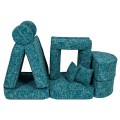 Tangle Pocket Max Kids Sofa, Lagoon Blue