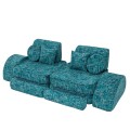 Tangle Pocket Max Kids Sofa, Lagoon Blue