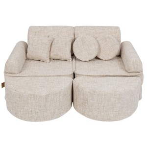 Tangle Pocket Max Kids Sofa, Marshmallow Beige