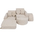 Tangle Pocket Max Kids Sofa, Marshmallow Beige
