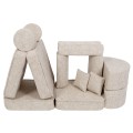 Tangle Pocket Max Kids Sofa, Marshmallow Beige
