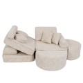 Tangle Pocket Max Kids Sofa, Marshmallow Beige