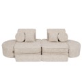 Tangle Pocket Max Kids Sofa, Marshmallow Beige