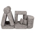 Tangle Pocket Max Kids Sofa, Moon Grey
