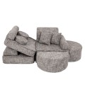 Tangle Pocket Max Kids Sofa, Moon Grey