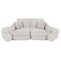 Churros Pocket Max Kids Sofa, Cotton Candy White
