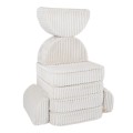 Churros Pocket Max Kids Sofa, Cotton Candy White