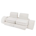 Churros Pocket Max Kids Sofa, Cotton Candy White