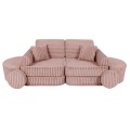 Churros Pocket Max Kids Sofa, Ruby Chocolate Pink