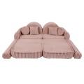 Churros Pocket Max Kids Sofa, Ruby Chocolate Pink