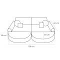 Churros Pocket Max Kids Sofa, Midnight Blue
