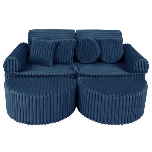 Churros Pocket Max Kids Sofa, Midnight Blue