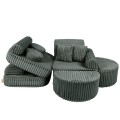 Churros Pocket Max Kids Sofa, Pine Forest Green