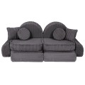 Churros Pocket Max Kids Sofa, Jurassic Grey