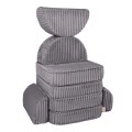 Churros Pocket Max Kids Sofa, Jurassic Grey