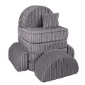 Churros Pocket Max Kids Sofa, Jurassic Grey