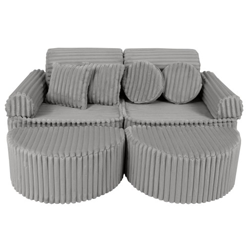 Churros Pocket Max Kids Sofa, Moon Dust Grey