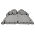 Churros Pocket Max Kids Sofa, Moon Dust Grey