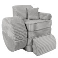 Churros Pocket Max Kids Sofa, Moon Dust Grey