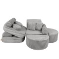Churros Pocket Max Kids Sofa, Moon Dust Grey