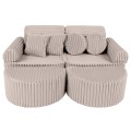 Churros Pocket Max Kids Sofa, Pebble Beige