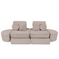 Churros Pocket Max Kids Sofa, Pebble Beige