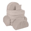 Churros Pocket Max Kids Sofa, Pebble Beige