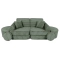 Churros Pocket Max Kids Sofa, Olive Sage Green