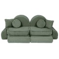 Churros Pocket Max Kids Sofa, Olive Sage Green