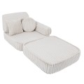 Churros Pocket Plus Kids Sofa, Cotton Candy White