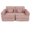 Churros Pocket Plus Kids Sofa, Ruby Chocolate Pink