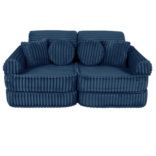 Churros Pocket Plus Kids Sofa, Midnight Blue
