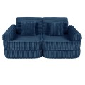Churros Pocket Plus Kids Sofa, Midnight Blue