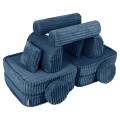 Churros Pocket Plus Kids Sofa, Midnight Blue