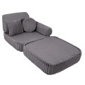 Churros Pocket Plus Kids Sofa, Jurassic Grey