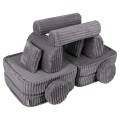 Churros Pocket Plus Kids Sofa, Jurassic Grey