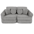 Churros Pocket Plus Kids Sofa, Moon Dust Grey