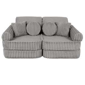 Churros Pocket Plus Kids Sofa, Moon Dust Grey
