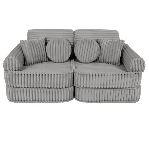 Churros Pocket Plus Kids Sofa, Moon Dust Grey