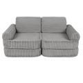 Churros Pocket Plus Kids Sofa, Moon Dust Grey