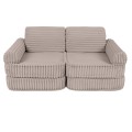 Churros Pocket Plus Kids Sofa, Pebble Beige